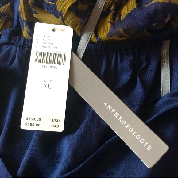 ANTHROPOLOGIE The Marais Printed Chiffon Mini Dress - Picture 14 of 14